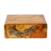 Image 4 : Solid Burl Box Handmade Rare Afzelia Wood (DEC-133)