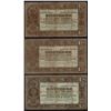 Image 1 : Netherlands 3x 1 Gulden 1920 Silver Note Pick 15