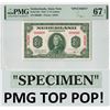 Image 1 : Netherlands 2½ Gulden 1943 Specimen Pick 65s PMG Superb Gem UNC 67 EPQ TOP POP