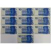 Image 1 : Netherlands 10x 10 Gulden 1968 Frans Hals 'Bullseye' Pick 91a