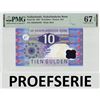 Image 1 : Netherlands 10 Gulden 1997 Proefserie Pick 99 PMG Superb Gem Uncirculated 67 EPQ