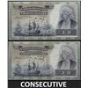 Image 1 : Netherlands 2x Consecutive 20 Gulden 1941 Queen Emma Pick 54