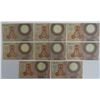 Image 2 : Netherlands 8x 25 Gulden 1955 C. Huygens Pick 87