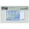 Image 2 : European Union 20 Euro 2002 Netherlands G001H2 Duisenberg Pick 3p PMG Gem UNC 65 EPQ