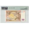Image 2 : European Union 50 Euro 2002 Netherlands G021H4 Duisenberg Pick 4p PMG Gem Uncirculated 65 EPQ