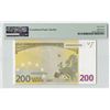Image 2 : European Union 200 Euro 2002 Germany R001G2 Duisenberg Pick 6x PMG Superb Gem UNC 67 EPQ
