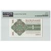Image 2 : Suriname 1 Gulden 1974 State Note Pick 116d PMG Gem Uncirculated 65 EPQ