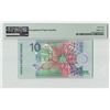 Image 2 : Suriname 10 Gulden 2000 TDLR Pick 147 PMG Choice Uncirculated 64 EPQ