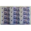 Image 2 : Transnistria 12x 5 Rublei 2007 Uncut Sheet of 12 Moldova Pick 59 Commemorative Issue 100 years of th