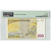 Image 2 : European Union 200 Euro 2002 Netherlands G001C2 Duisenberg Pick 6p PMG Gem Uncirculated 66 EPQ (2)