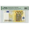 Image 1 : European Union 200 Euro 2002 Netherlands G001D1 Duisenberg Pick 6p PMG Gem Uncirculated 66 EPQ