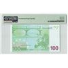 Image 2 : European Union 100 Euro 2002 Netherlands G001C3 Duisenberg Pick 5p PMG Superb Gem UNC 67 EPQ
