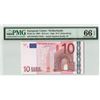 Image 1 : European Union 10 Euro 2002 Netherlands G007G5 Duisenberg Pick 2p PMG Gem Uncirculated 66 EPQ