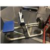 Image 2 : CYBEX COMMERCIAL FREE WEIGHT SITTING CALF RAISE MACHINE WITH PAIR OF 45LBS PLATES