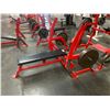 Image 2 : BODY MASTER COMMERCIAL FREE WEIGHT BENCH PRESS WITH 4 - 45LBS PLATES (NO BAR)