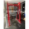 Image 1 : BODY MASTER COMMERCIAL FREE WEIGHT GUIDED SQUAT RACK WITH 4 ASSORTED WEIGHTED PLATES AND BAR (25L...