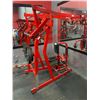 Image 1 : HAMMER STRENGTH COMMERCIAL FREE WEIGHT HIGH ROW MACHINE WITH 4 - 45LBS PLATES AND 2 - 35LBS PLATES
