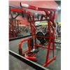 Image 2 : HAMMER STRENGTH COMMERCIAL FREE WEIGHT HIGH ROW MACHINE WITH 4 - 45LBS PLATES AND 2 - 35LBS PLATES