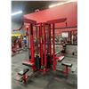 Image 2 : ATLANTIS COMMERCIAL VARIABLE WEIGHT LARGE MULTIFUNCTION CABLE WORKOUT SYSTEM WITH HIGH ROW, SEATE...