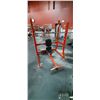 Image 2 : HAMMER STRENGTH COMMERCIAL FREE WEIGHT UPRIGHT SEATED BENCH PRESS WITH BAR (NO WEIGHTS)