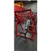 Image 1 : HAMMER STRENGTH COMMERCIAL FREE WEIGHT INCLINED CHEST PRESS MACHINE WITH PAIR OF 45LBS PLATES