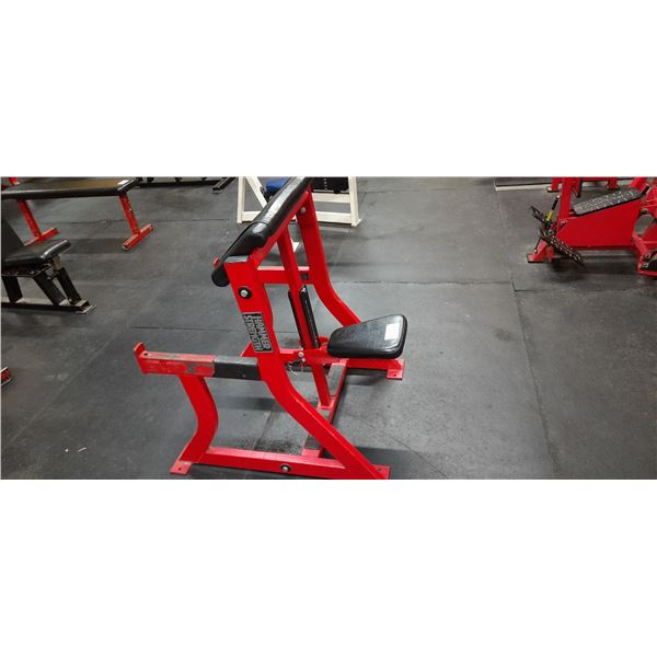 HAMMER STRENGTH COMMERCIAL SEATED PREACHER CURL (NO BAR, NO WEIGHTS)