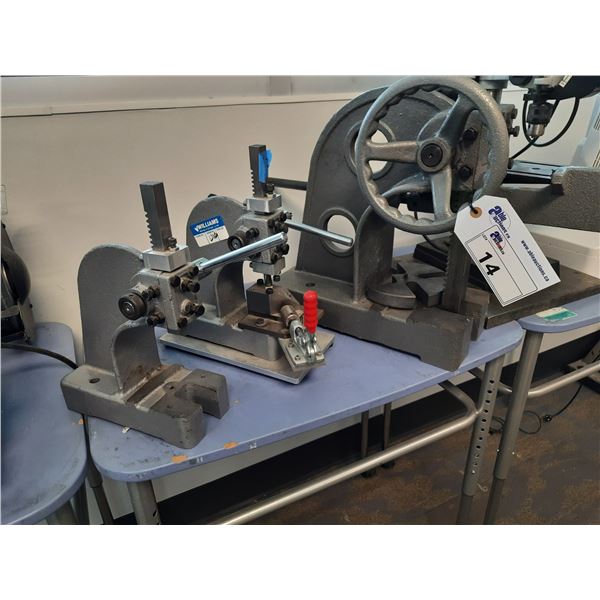 3 ADJUSTABLE HEAVY DUTY PRESSES