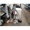 Image 1 : 2 HYDRAULIC FOOT PEDAL ACTIVATED PISTONS ON METAL STANDS
