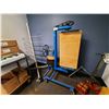 Image 1 : MOBILE 12 ROD COIL RACK AND MOBILE ADJUSTABLE ROTATING WORK STATION