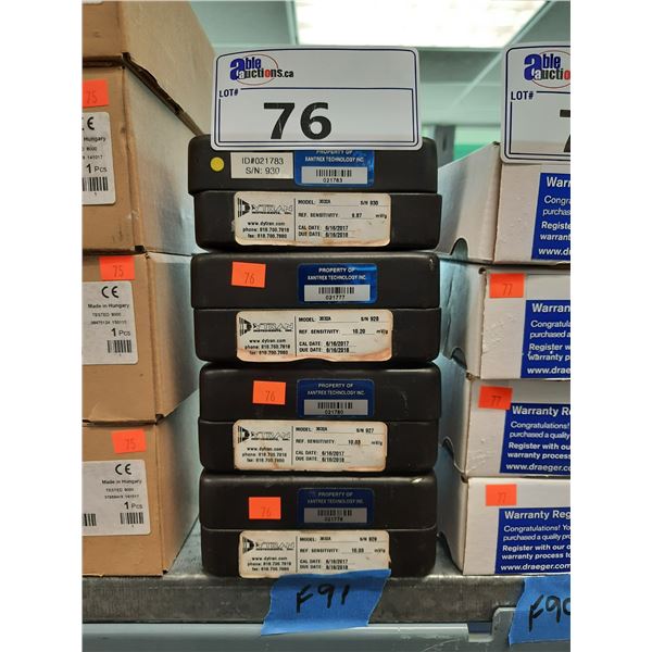 4 DYTRAN 3032A  MINIATURE LOW PROFILE ACCELEROMETERS