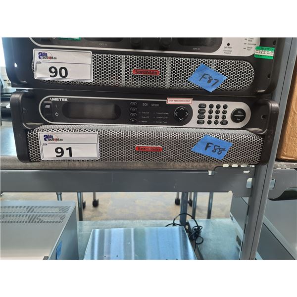 SORENSEN SGI 50/200 PROGRAMMABLE POWER SUPPLY UNIT