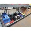 Image 3 : SHELF OF ASSORTED SOLDERING IRON, POWER SUPPLIES, SWITCHES AND CALIBRATORS