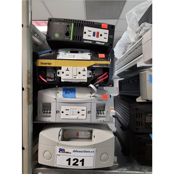 4 ASSORTED POWER INVERTER CHARGERS