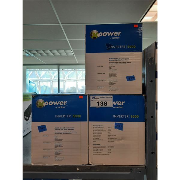 3 XANTREX XPOWER POWER INVERTER 5000