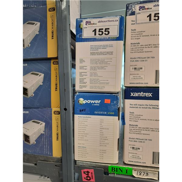 2 XANTREX XPOWER 1500 POWER INVERTER
