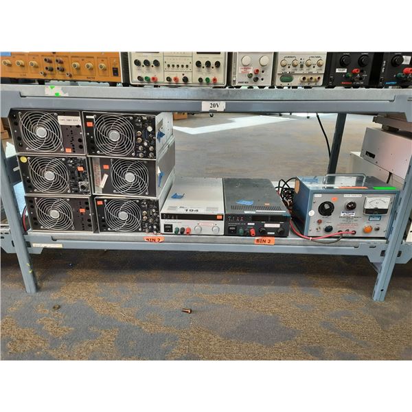 6 XANTREX PWR TEXT LOADS, XHR 20-50 DC POWER SUPPLIES AND DIELECTRIC STRENGTH TESTER AVC 25V