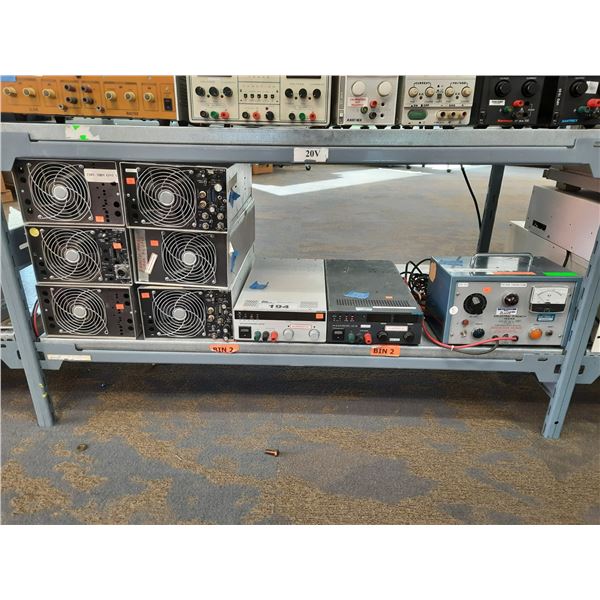 6 XANTREX PWR TEXT LOADS, XHR 20-50 DC POWER SUPPLIES AND DIELECTRIC STRENGTH TESTER AVC 25V