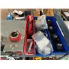 Image 2 : SHELF OF ASSORTED PARTS, HARDWARE, SWITCHES, CALIBRATION TOOL, AND CONVERTER