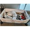 Image 2 : BEACH RED 3 DRAWER PORTABLE TOOL BOX WITH CONTENTS, SIMPLEX PA95 AIR ACTUATED FOOT PEDAL,