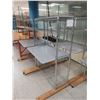 Image 2 : STAINLESS STEEL 4 TIER ADJUSTABLE MOBILE WORK STATION