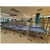 Image 2 : 45 PCS- BLUE 4 WHEEL MOBILE ADJUSTABLE HEIGHT PERSONAL WORK TABLES