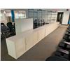 Image 2 : 3 ASSORTED METAL 2 DRAWER LATERAL FILING CABINETS AND 6 ASSORTED METAL 2 DOOR MULTI TIER STORAGE