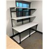 Image 2 : REMAINING CONTENTS OF SECOND FLOOR INCLUDING 4 ASSORTED DESKS, PEDESTAL FILING CABINET, STORAGE