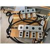 Image 3 : 2 PANEL BOARDS WITH SWITCHES MOUNTED ON PLYWOOD WITH OUTLETS