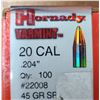 Image 1 : Hornady Varmint 20 Cal 45 gr HP x 100 rds