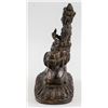 Image 4 : Chinese Copper Bronze Seated Buddha with Lion
