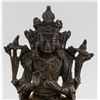 Image 6 : Chinese Copper Bronze Seated Buddha with Lion