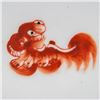 Image 6 : Chinese Copper Red Lions Plate Signed