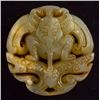 Chinese White Jade Carved Dragons