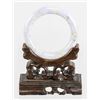 Chinese Jade Carved Bangle with Certificate